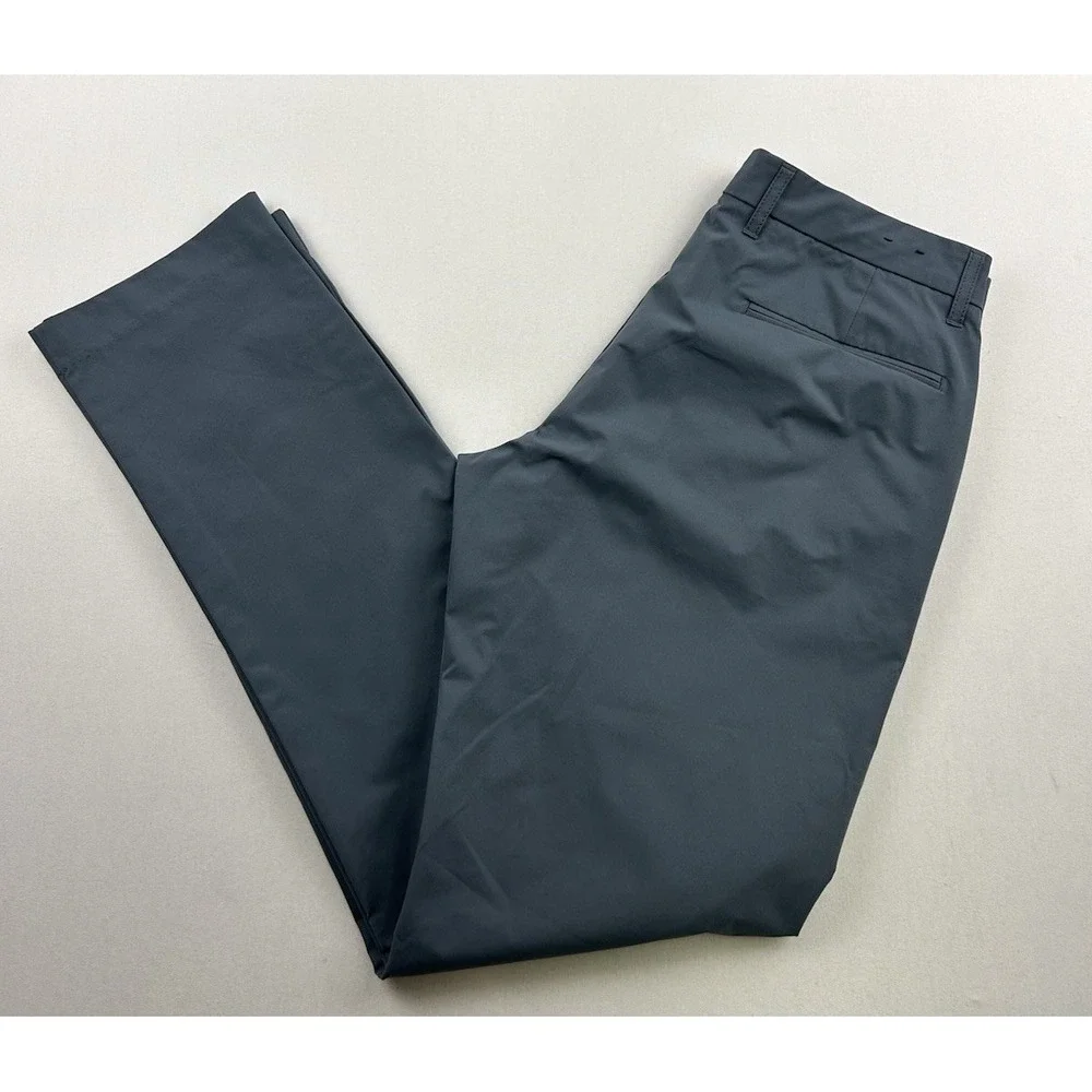 J Crew Pants Thompson Flex Tapered Leg Golf‎ Tech Pants Mens 30x32 Blue Gray